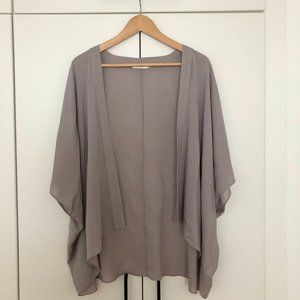 Aritiza Talula Light Grey Kimono Cardigan, Size S